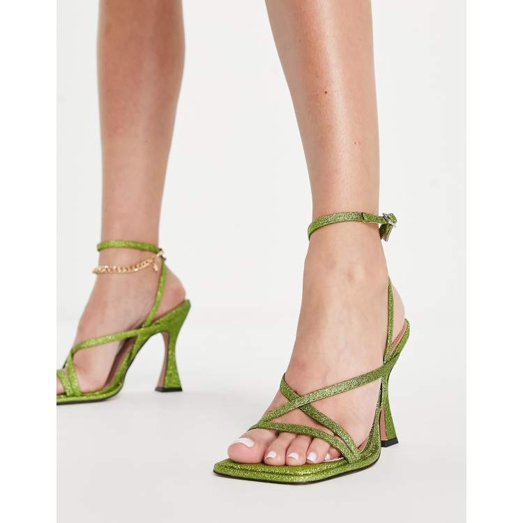 Asos cheap glitter sandals