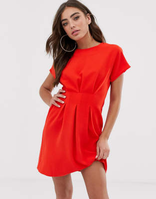 asos red dress mini