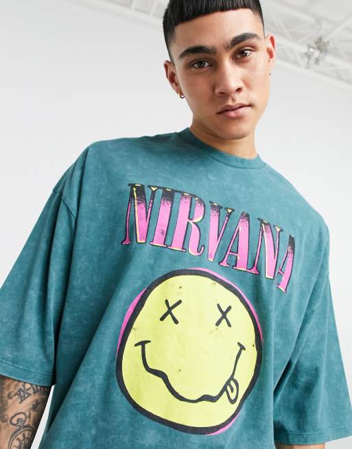 Nirvana t 2024 shirt asos