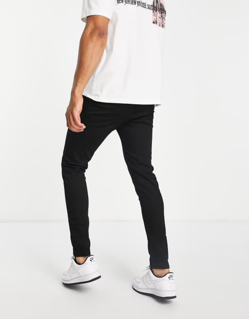 Mens black store skinny jeans asos