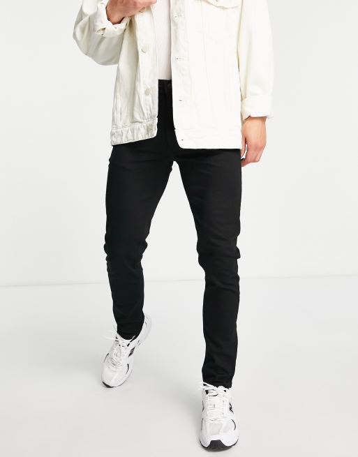 Asos black outlet skinny jeans mens