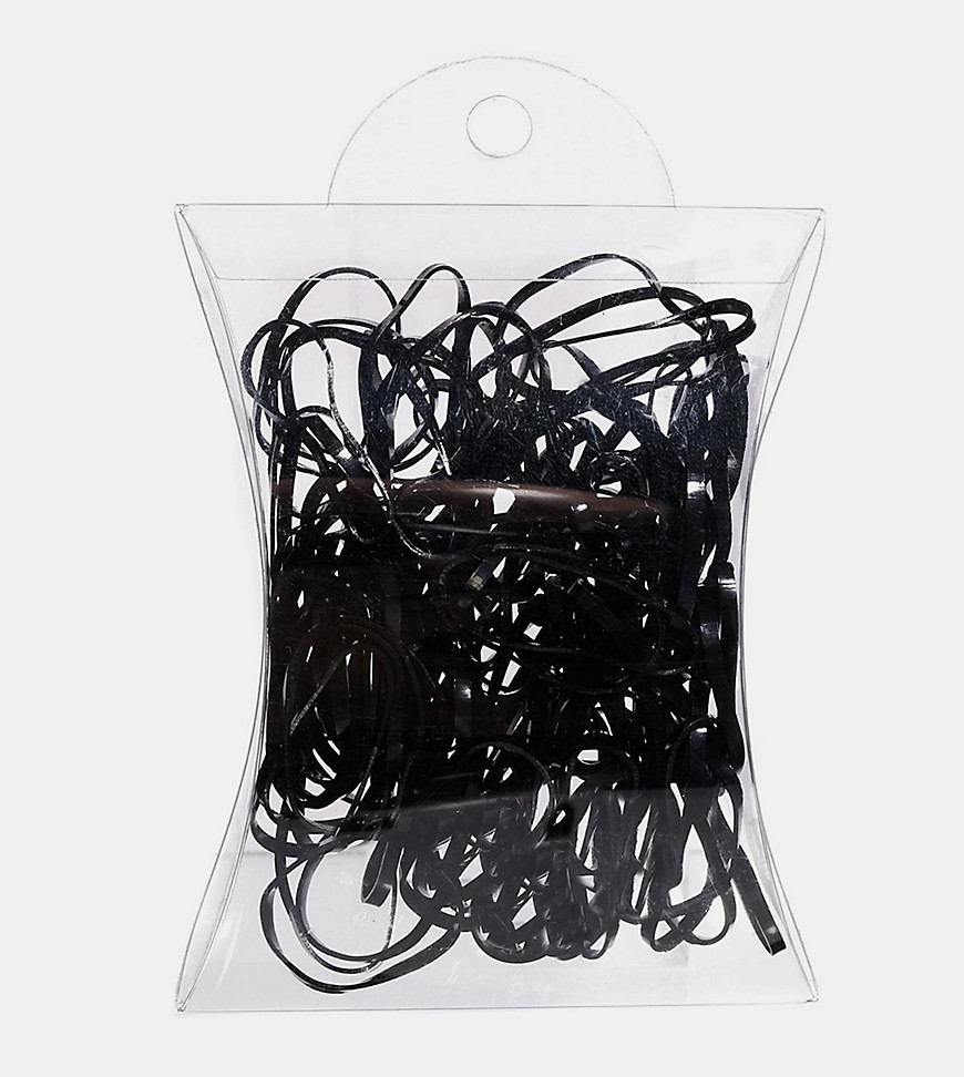 ASOS DESIGN - No More Snags - Confezione da 100 elastici per capelli-Multicolore