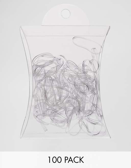 ASOS DESIGN - No More Snags - Lot de 100 élastiques à cheveux