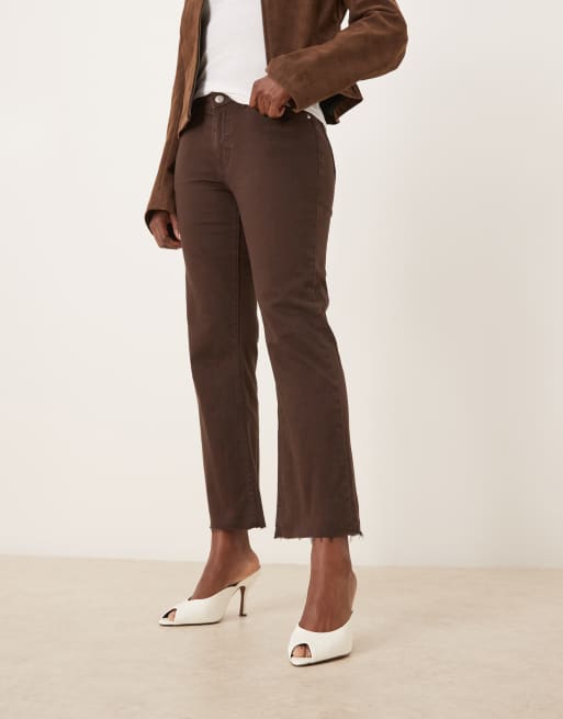 ASOS DESIGN – Nobu – Peeptoe-Mules in Wollweiß mit hohem Absatz, 2 von 4