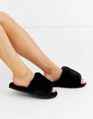 black bedroom shoes