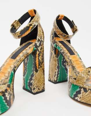 asos snakeskin sandals