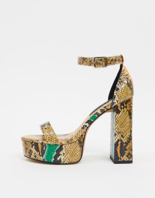 asos snakeskin sandals