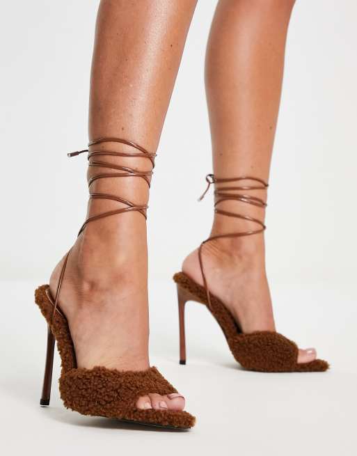 Asos cheap tan heels