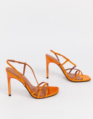 metallic copper heels