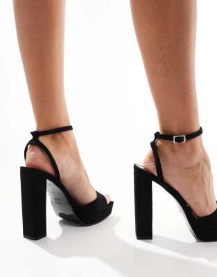 asos black platforms
