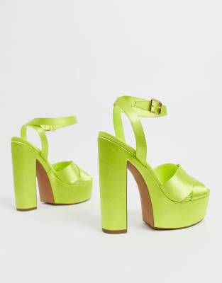 lime green heels near me