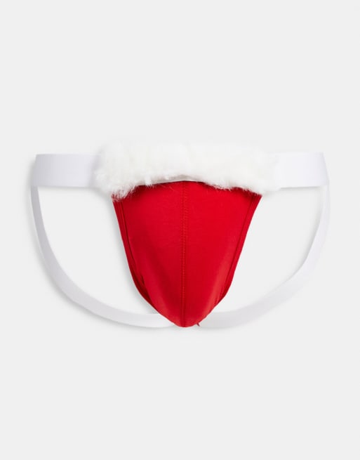 Faux-Fur Mens Jock-Strap