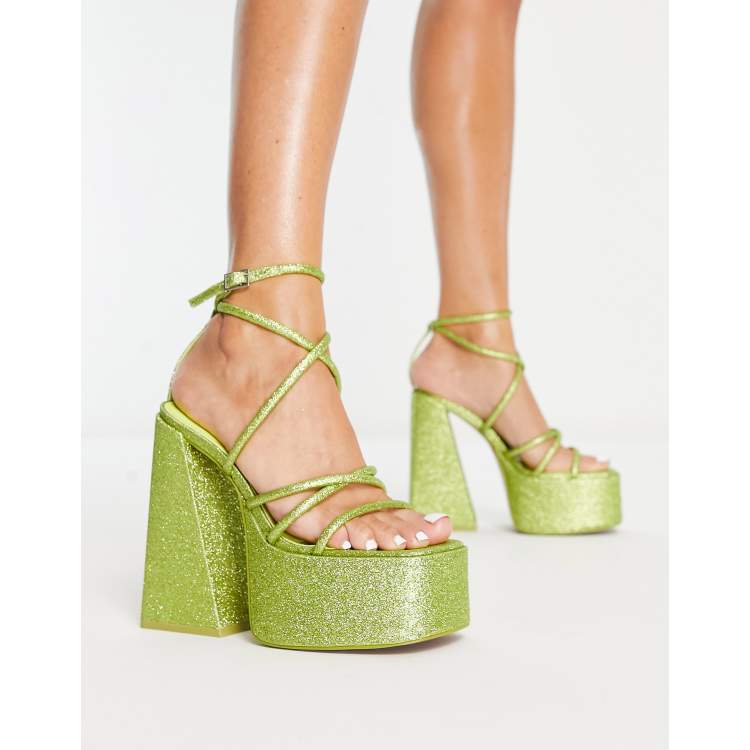 Green heels hot sale asos