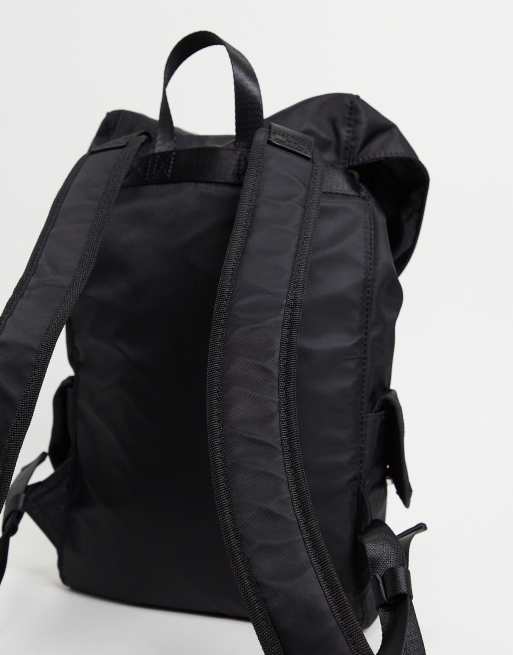 Asos discount black rucksack