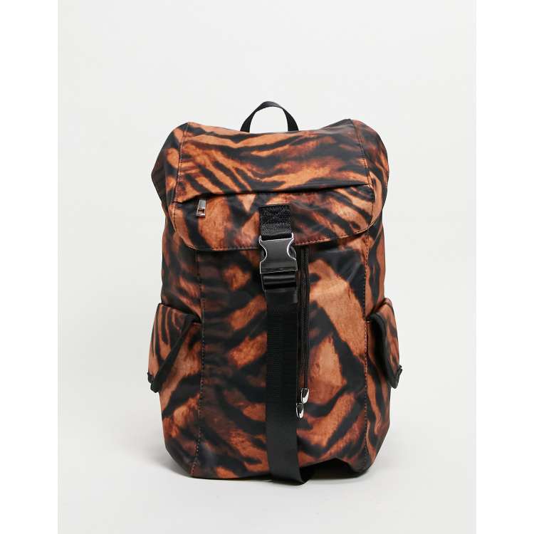 leopard backpack Puffy Mini Backpack | Leopard – Studio Noos main image 3