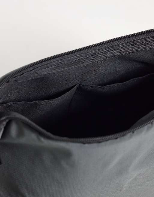 ASOS DESIGN nylon crossbody bag in grey, 3 of 4