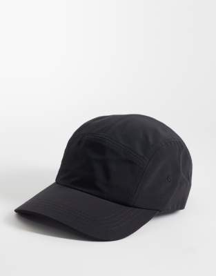 Asos Design Nylon Tech Cap In Black