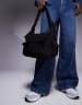 COLLUSION denim jort in vintage wash