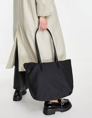 PRADA Re-nylon Core Tote Bag Black