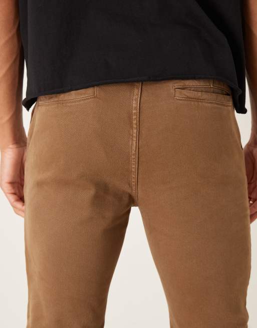 ASOS DESIGN – Obcisłe brązowe spodnie, 4 z 5