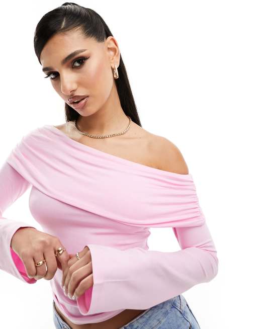 Asos pink top online