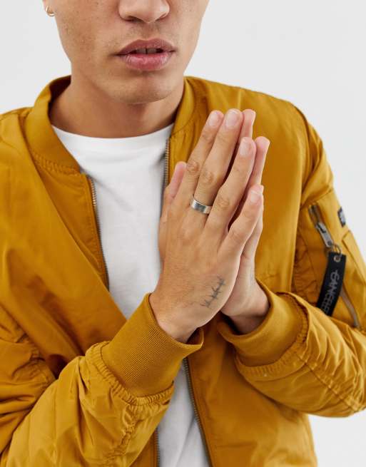 ASOS DESIGN – Obrączka w kolorze oksydowanego srebra, 3 z 4