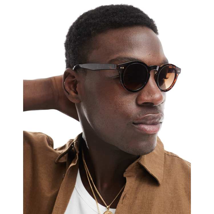 Ray-Ban - Occhiali Da Sole Rotondi Marroni Tartarugati - Foto 2