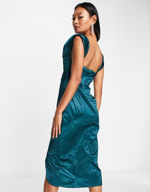 Coast teal outlet dress