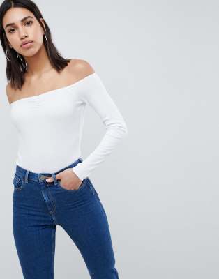 asos bardot top