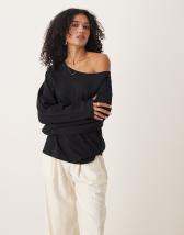 Bershka tailored fit trousers with crossover waist in beig