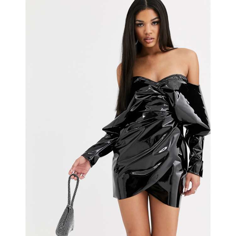 Asos store vinyl dress