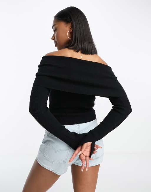 Asos off 2025 shoulder jumper