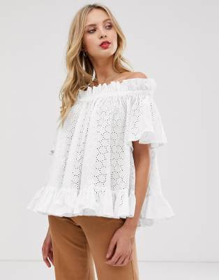 asos off the shoulder top