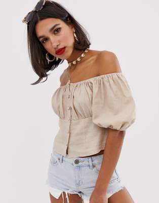 asos off the shoulder top