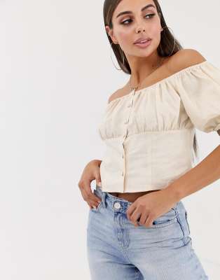 asos off the shoulder top