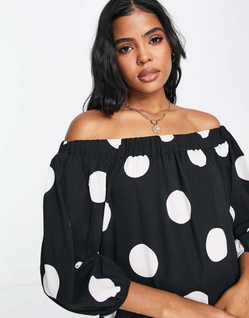 Oversized off the shoulder t best sale shirt dress