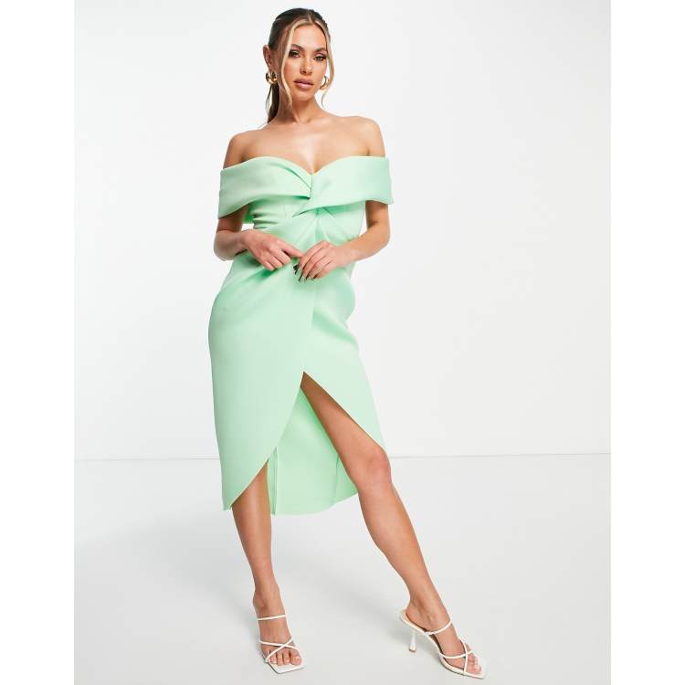 ASOS DESIGN off shoulder twist … curated on LTK