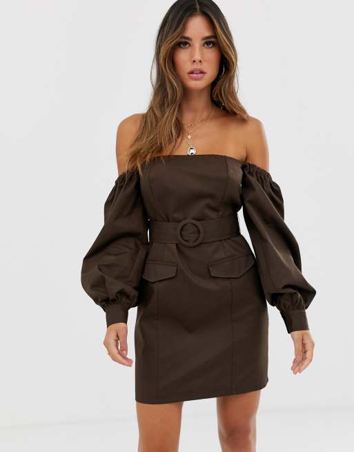 off shoulder kleid asos