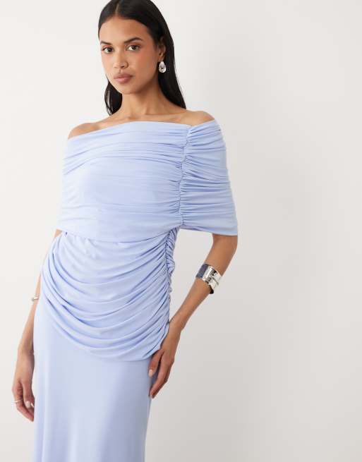 plum off the shoulder bridesmaid dress Simple Off The Shoulder Satin Short Bridesmaid Dresses