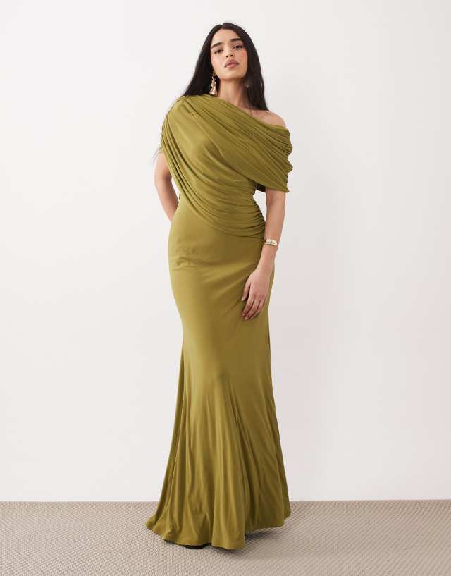 wrap dress off the shoulder Black Off The Shoulder Wrap Midi Dress