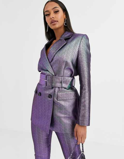 Metallic womens clearance suit