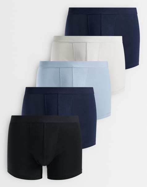 ASOS DESIGN – Olikfärgade kalsonger i 5-pack - view 1