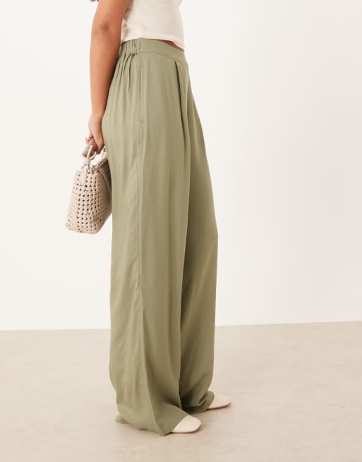 ASOS DESIGN - Olivengrønne pull-on-bukser, 5 af 5