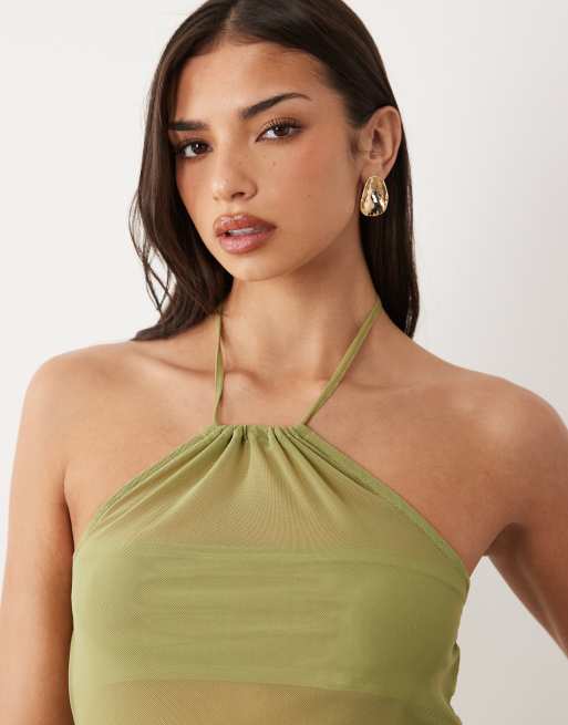 ASOS DESIGN – Przylegający zestaw w kolorze oliwkowym, 3 z 3