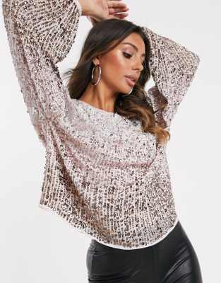 batwing sparkly top