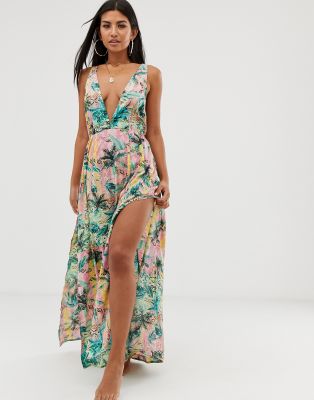 asos tropical dress