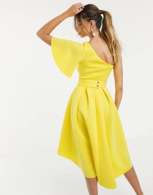 asos one shoulder kleid