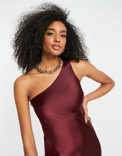 Asos design best sale one shoulder dress