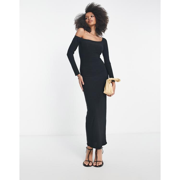 Asos black hotsell one shoulder dress