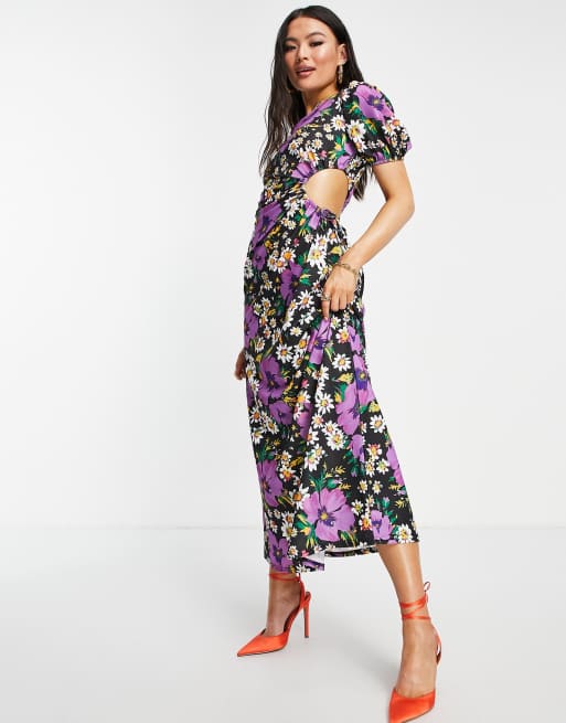 Asos flowery outlet dress